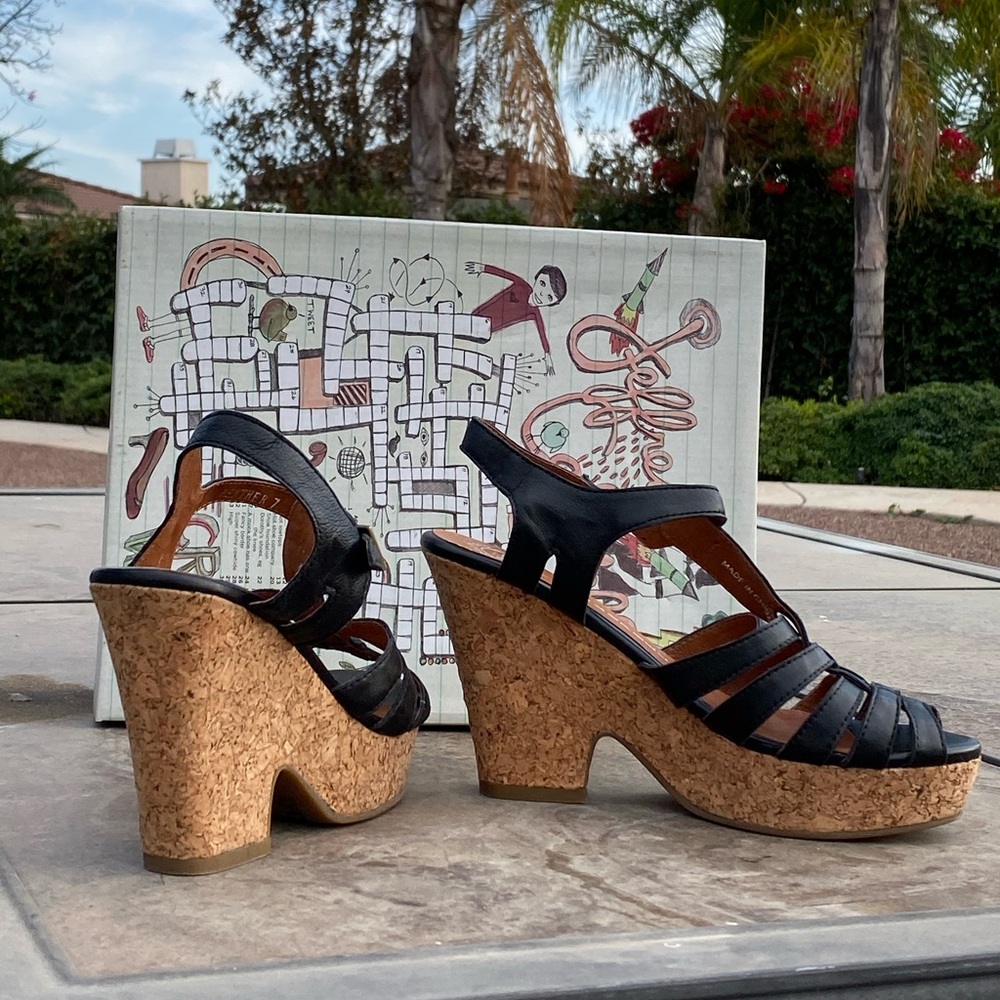 Jeffrey Campbell Heather Black Wedges